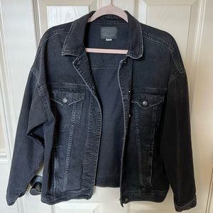 American Eagle Black Denim Jacket Size Small